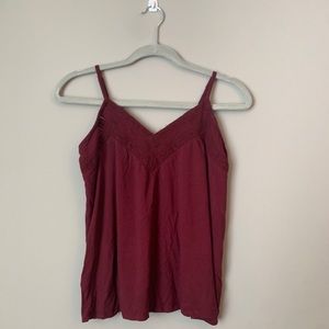 Maroon Abercrombie Tank Top